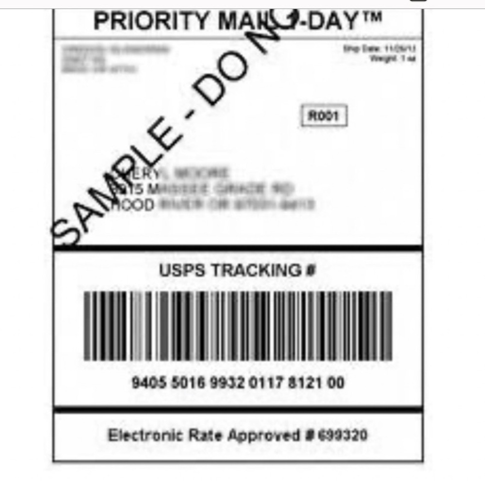 Usps ground label for bundles over 5 pounds.